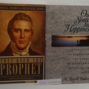 Two books "Search for Happiness", "They Knew the Prophet" Mormon Religion # 7032